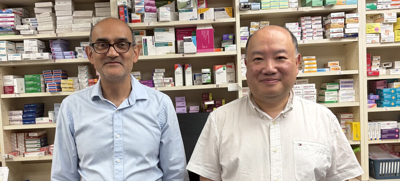 Two members of the Lindsay Chemist team in the dispensary